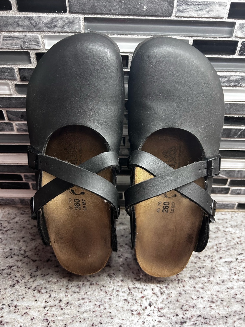 Birkenstock Birki’s Black Mary Jane Comfort Clog - size 9 - Picture 3 of 8